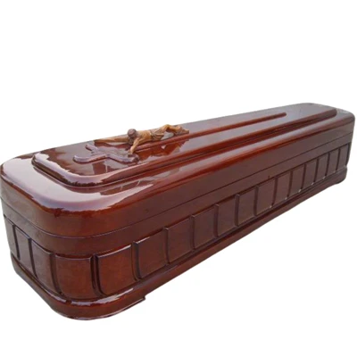 I-Spanish Paulownia Casket ne-Crucifix
